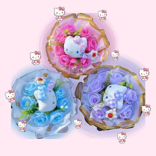 Hello Kitty Rose Bouquet 🌸