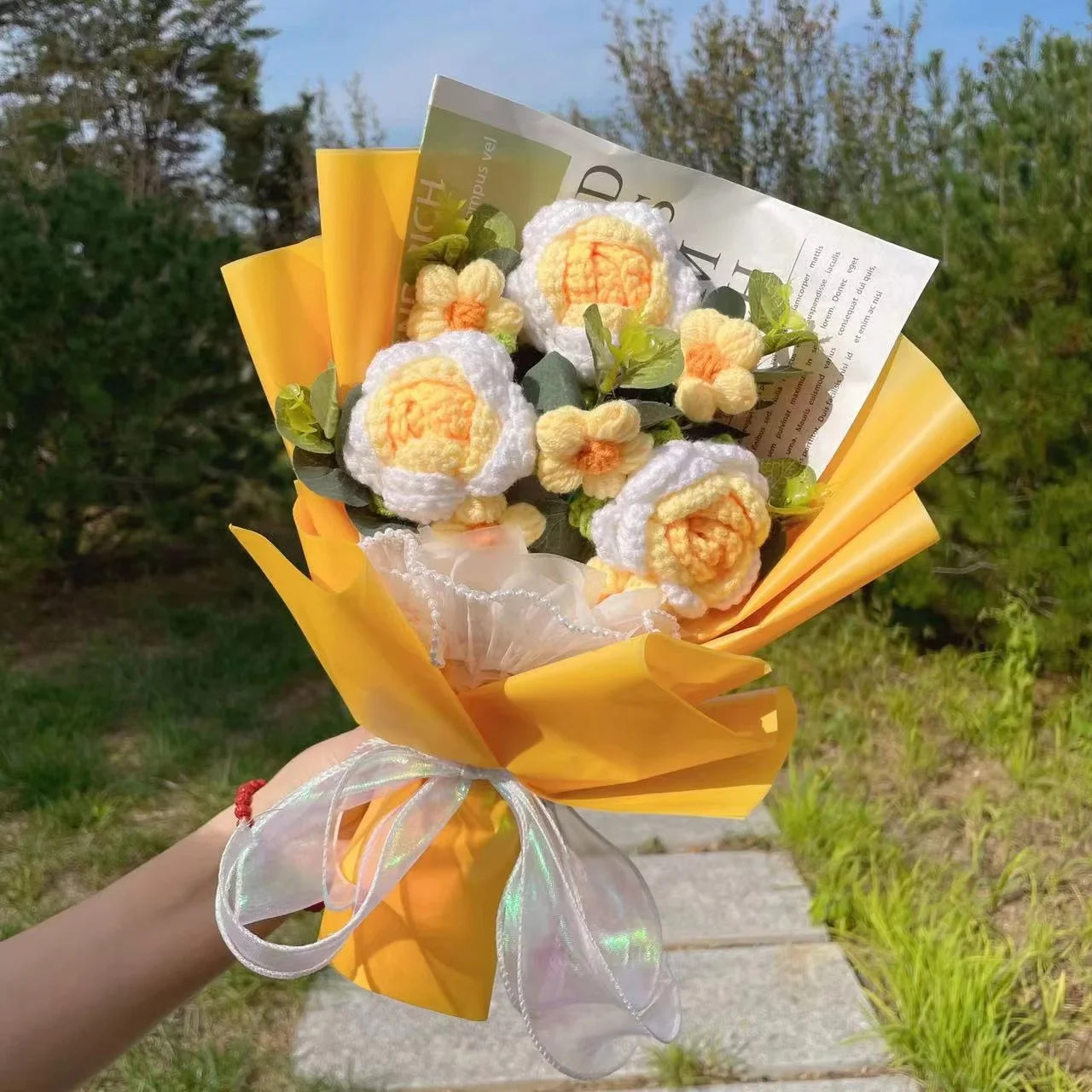 Eternal Crochet Sunflower Bouquet🌻