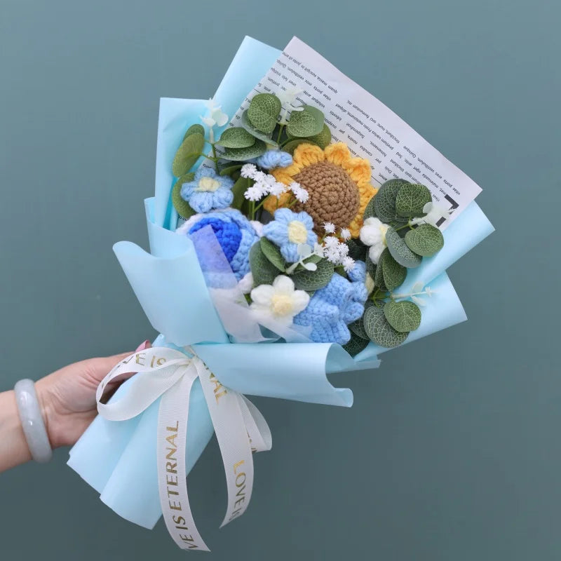 Eternal Crochet Sunflower Bouquet🌻