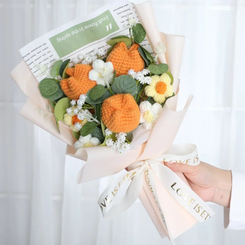 Eternal Crochet Sunflower Bouquet🌻