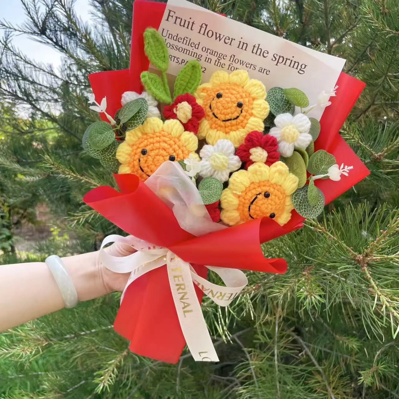 Eternal Crochet Sunflower Bouquet🌻